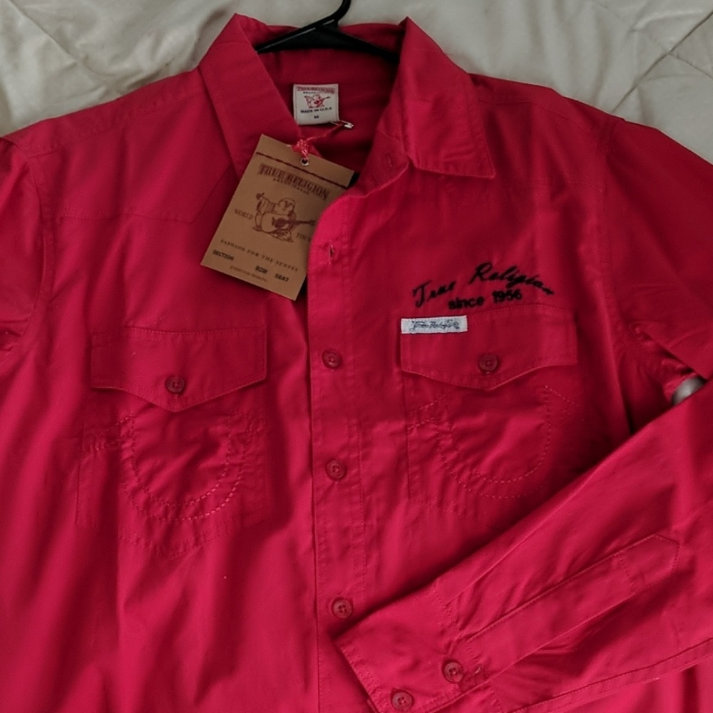 Men's True Religion Dress shirt long sleeve